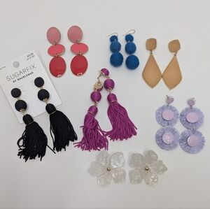 SUGARFIX by BaubleBar Statement Earrings Lot